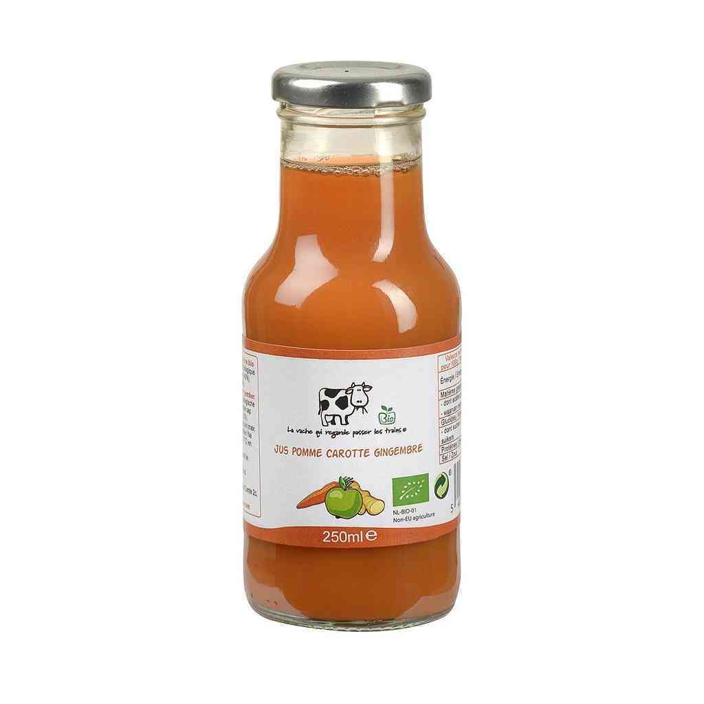 [LVA014] Pur jus de carotte et pomme au gingembre 25 cl bio