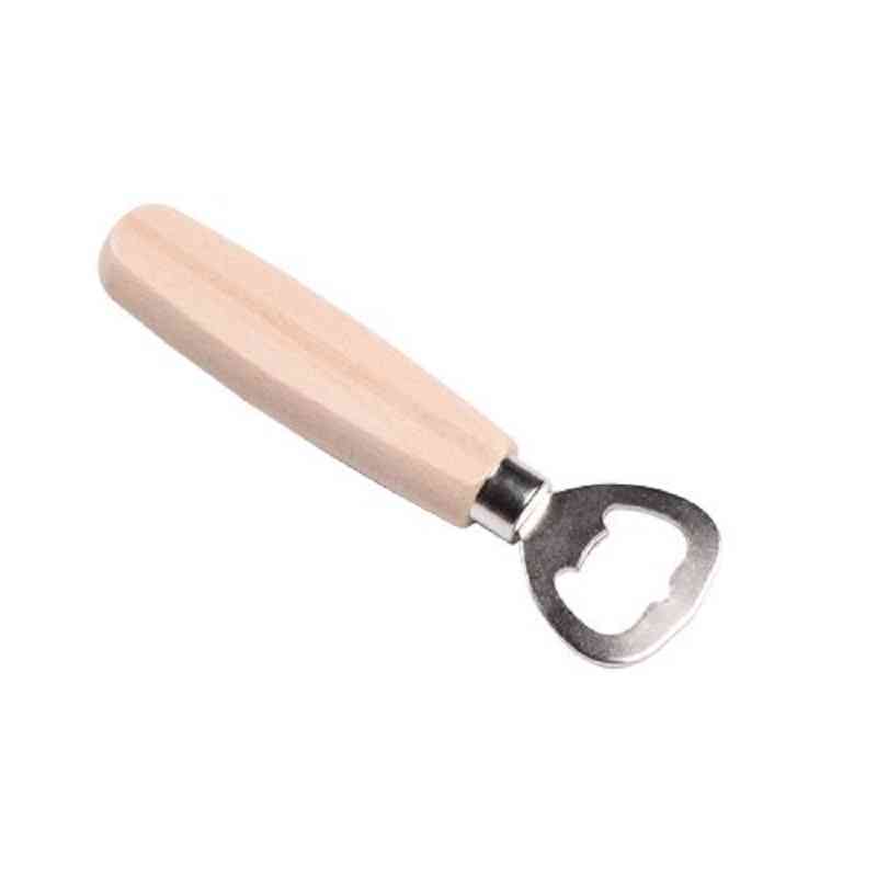 [DMA064] Natural wood flat bottle opener
