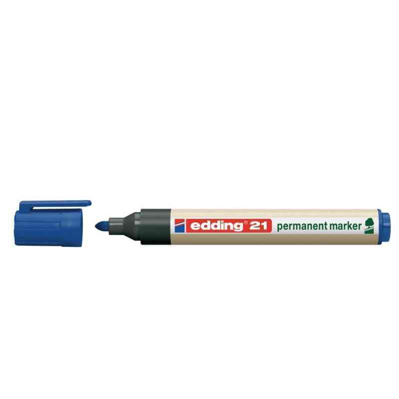 [EDD007] EcoLine permanent marker - round nib - refillable - 22 - blue