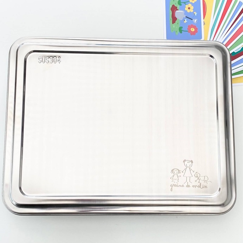 [GDM001] Canteen tray with lid - 4 compartments