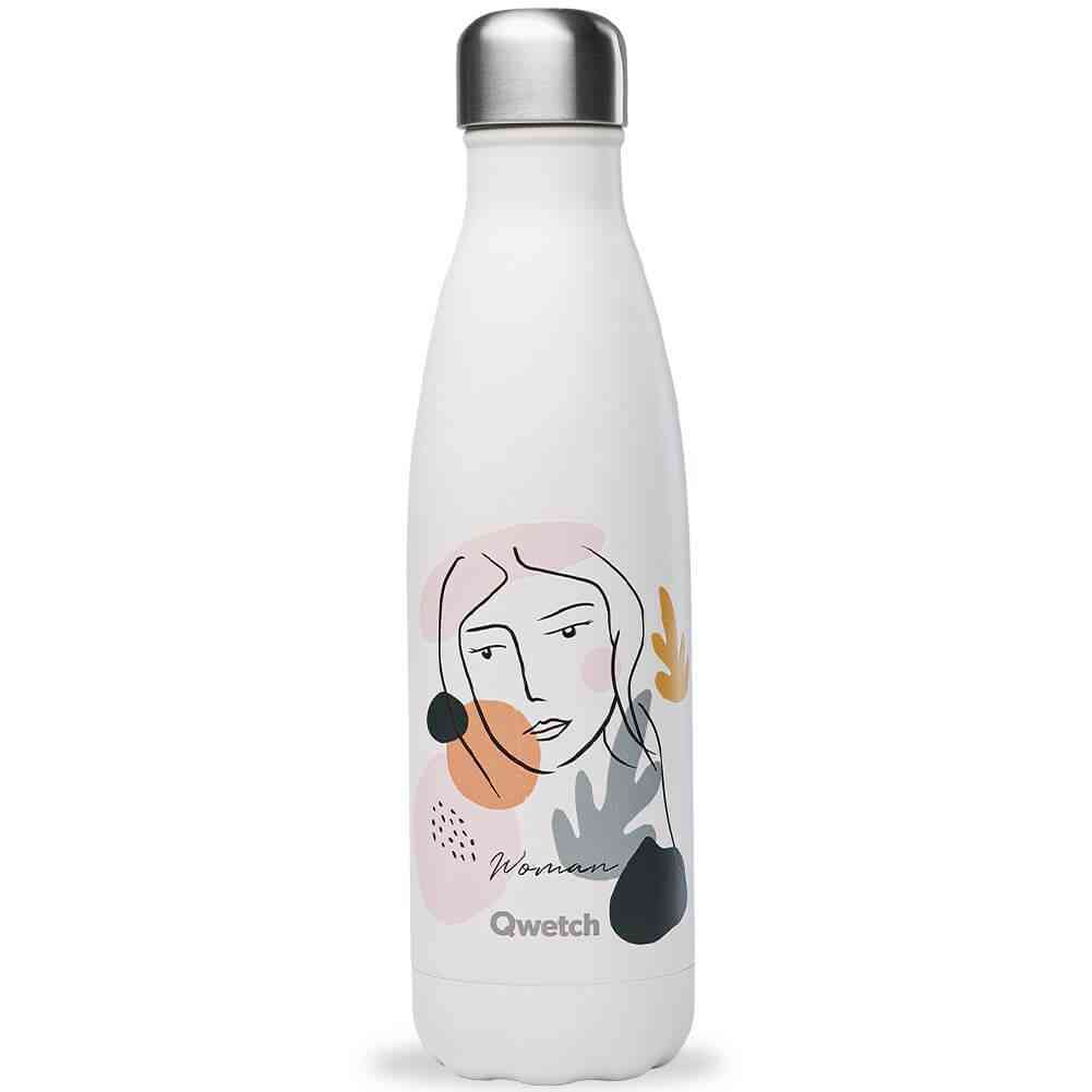 [QWE087] Bouteille isotherme inox Woman