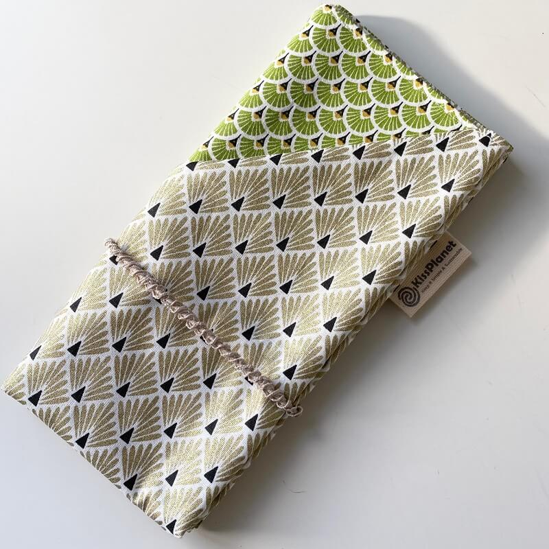 Furoshiki double face - Emballage cadeau réutilisable - Eventail/Origami