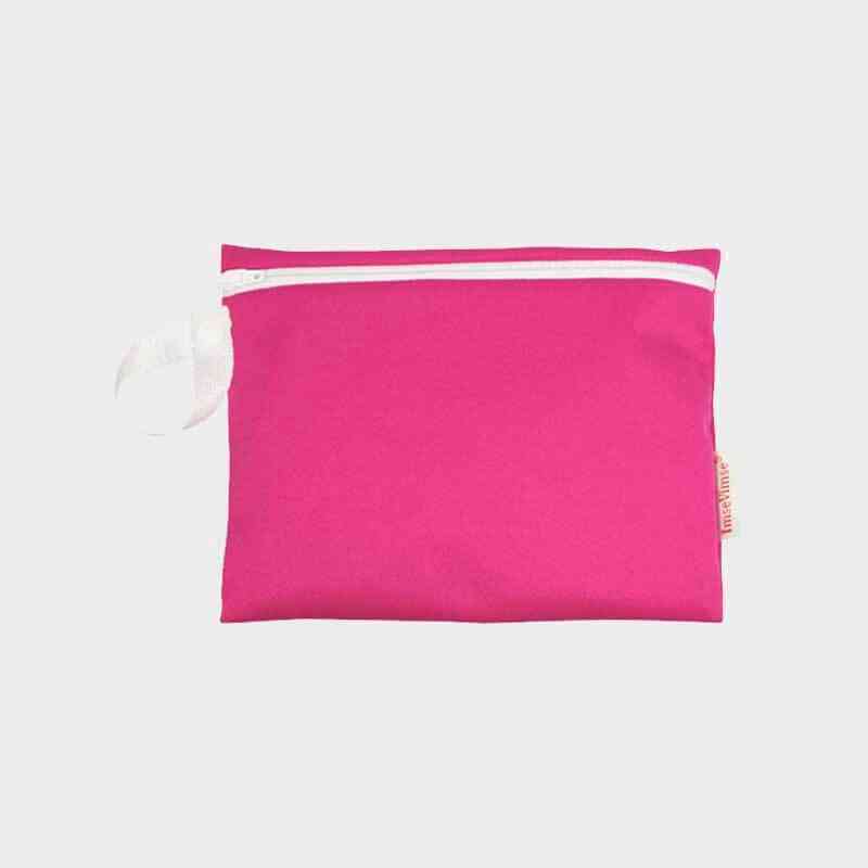 [IMV068] Mini waterproof bag for hygienic protections and washable nursing pads, Sangria