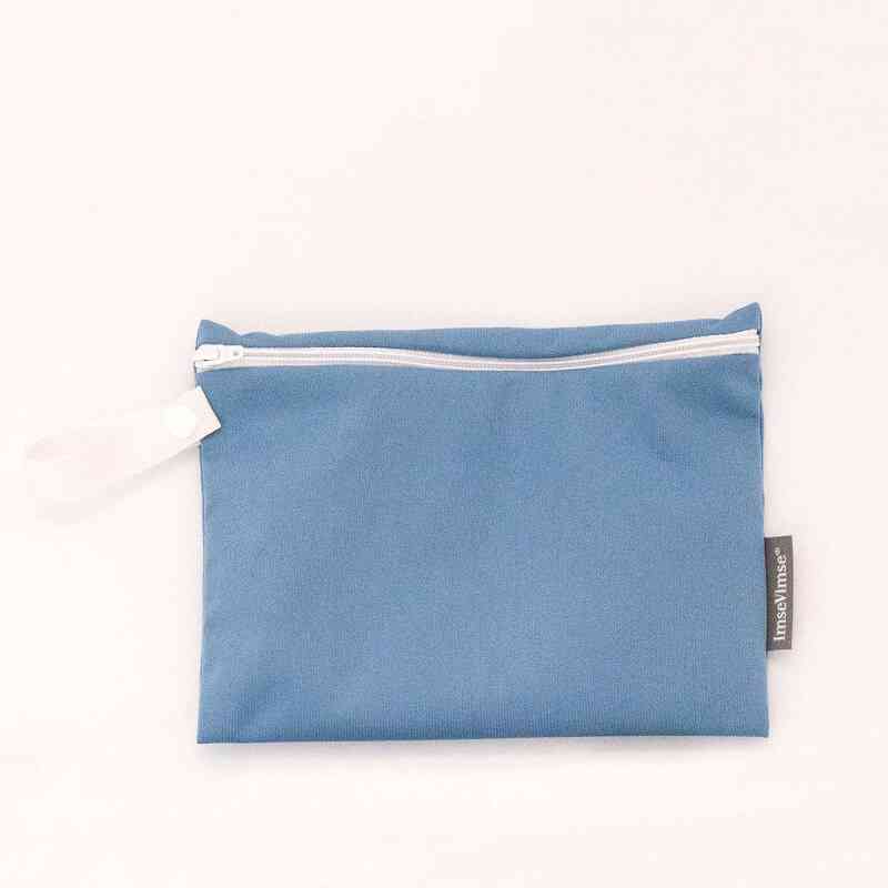 [IMV069] Mini waterproof bag for hygienic protections and washable nursing pads, Denim