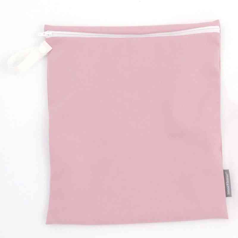[IMV075] Large waterproof bag with zipper for hygienic protections and washable nursing pads, Blossom
