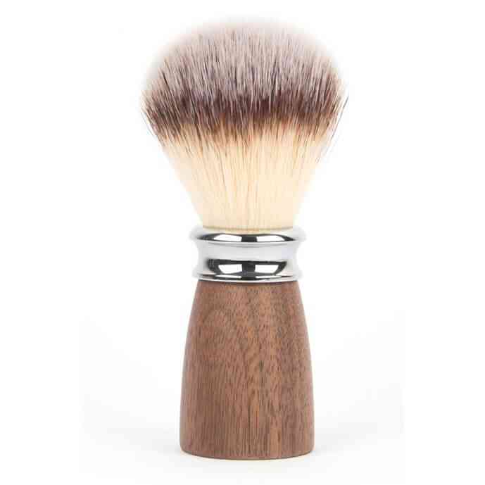 [CCO006] Shaving brush in nut wood