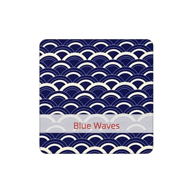 [FLX001] Sac à lunch réutilisable, large, coloris Blue Waves