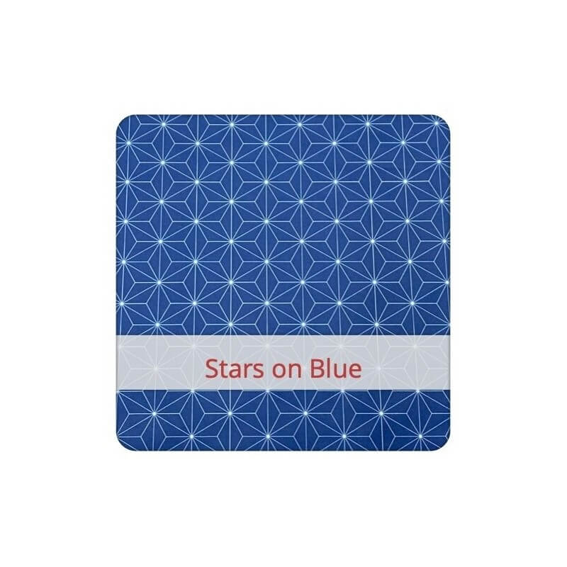 [FLX004] Sac à lunch réutilisable, large, coloris Stars on Blue