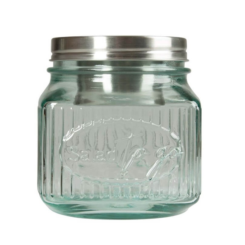 [MEM020] Salad jar to go in recycled glass - 800ml
