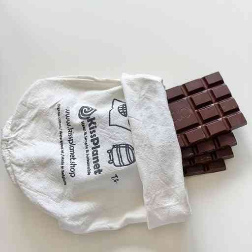[NAO015VRAC] Tablette chocolat noir Sao Tomé 72% 80g (sac complet: 6 pc) - VRAC
