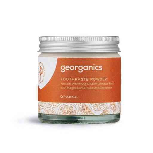 [GEO031] Mineral toothpaste powder, in glass jar - Orange - 60 ml
