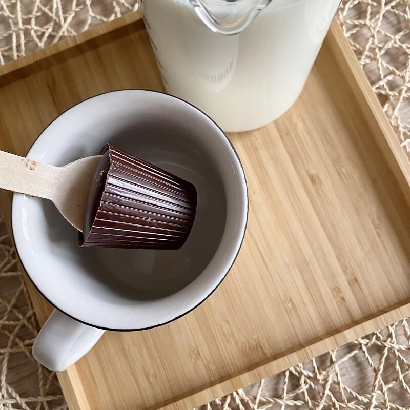 [CCT002VRAC] Touillette au chocolat noir 66% 40g, 3 pièces (sac complet: 12 pièces) - VRAC