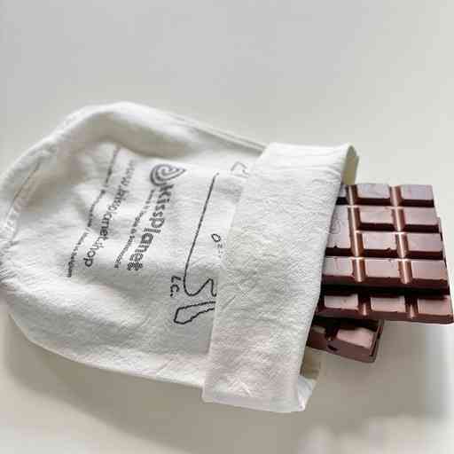 [NAO001VRAC] Tablette chocolat au lait 45% Sao Tomé 80g (sac complet: 6 pc) - VRAC