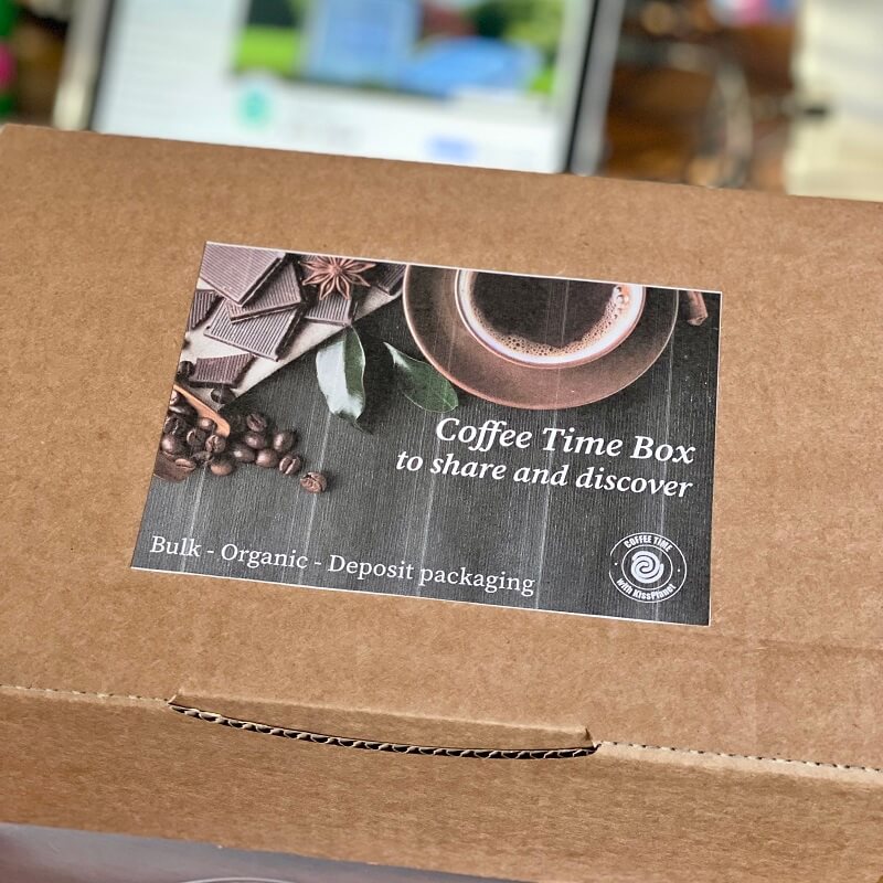 [BOX006FD] Coffee time box Fruits de mer, raisins secs, pistaches - 950g