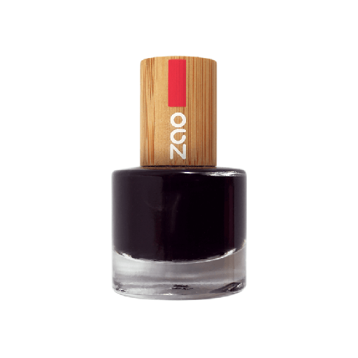[ZAO121] Nail polish - black 644 (New formula)