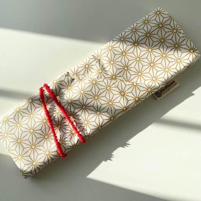Furoshiki double face - Emballage cadeau réutilisable - Asanoha/Asanoha