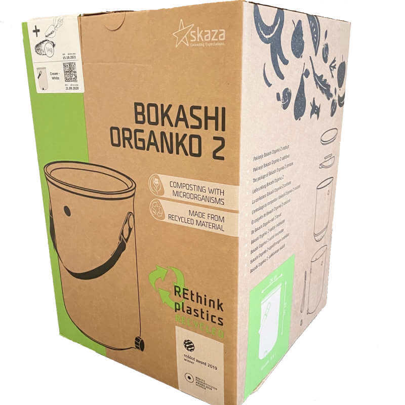Bokashi Organko 2 - Compost de cuisine 9,6L + 1 activateur