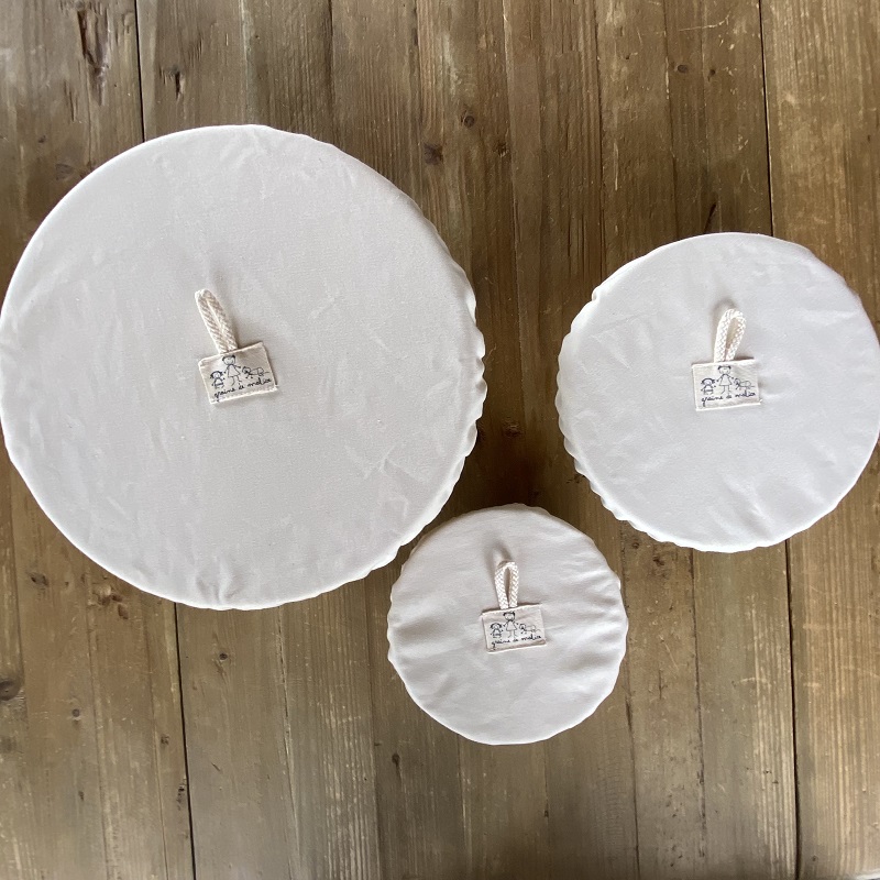 Trio de couvre-plats lavables et imperméables - Ø21cm - 27cm - 33cm (copie)