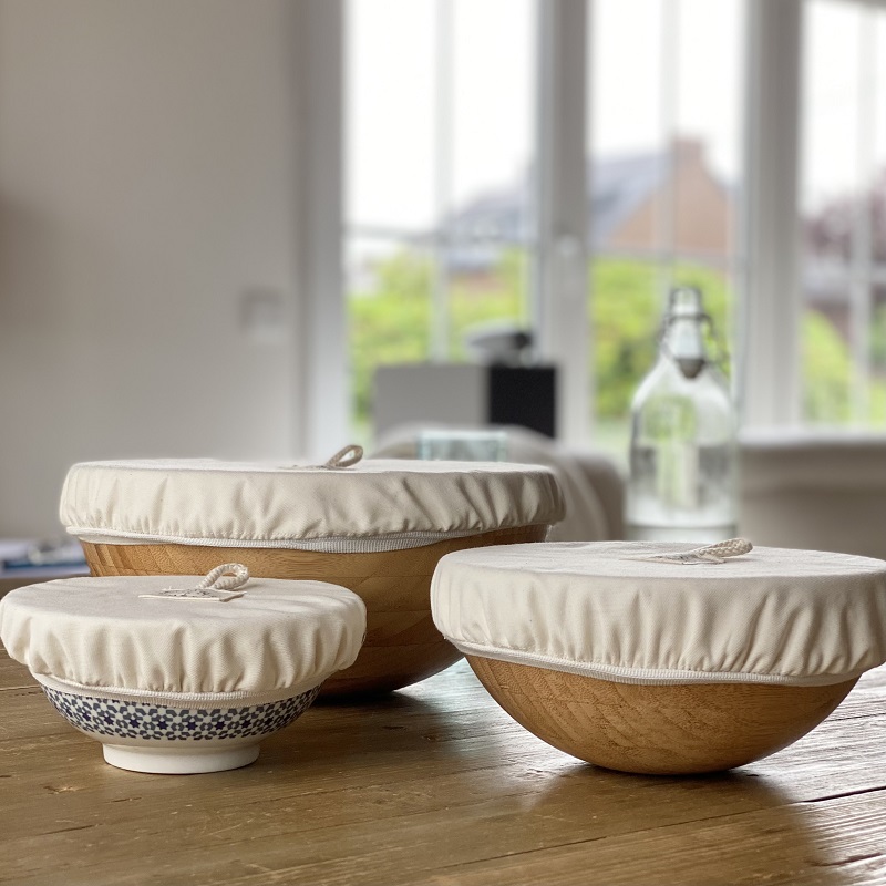 Trio de couvre-plats lavables et imperméables - Ø21cm - 27cm - 33cm (copie)