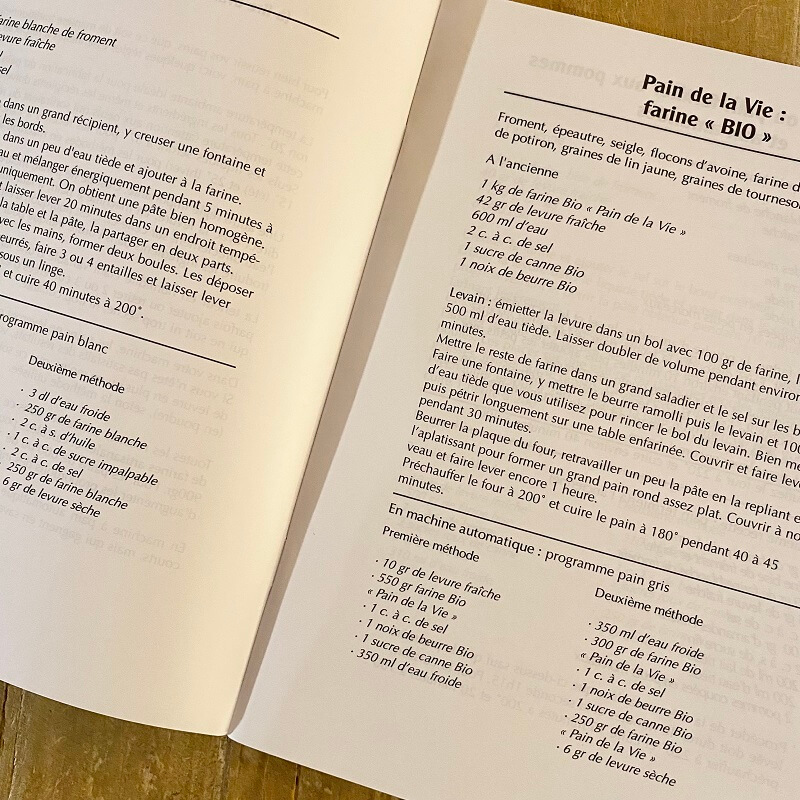 Livre de recettes Pains et Pâtisseries FR de Yvette Jadin