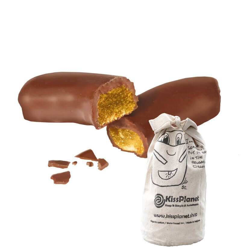 Citronnettes chocolat au lait 100g (sac complet: 500g) - VRAC