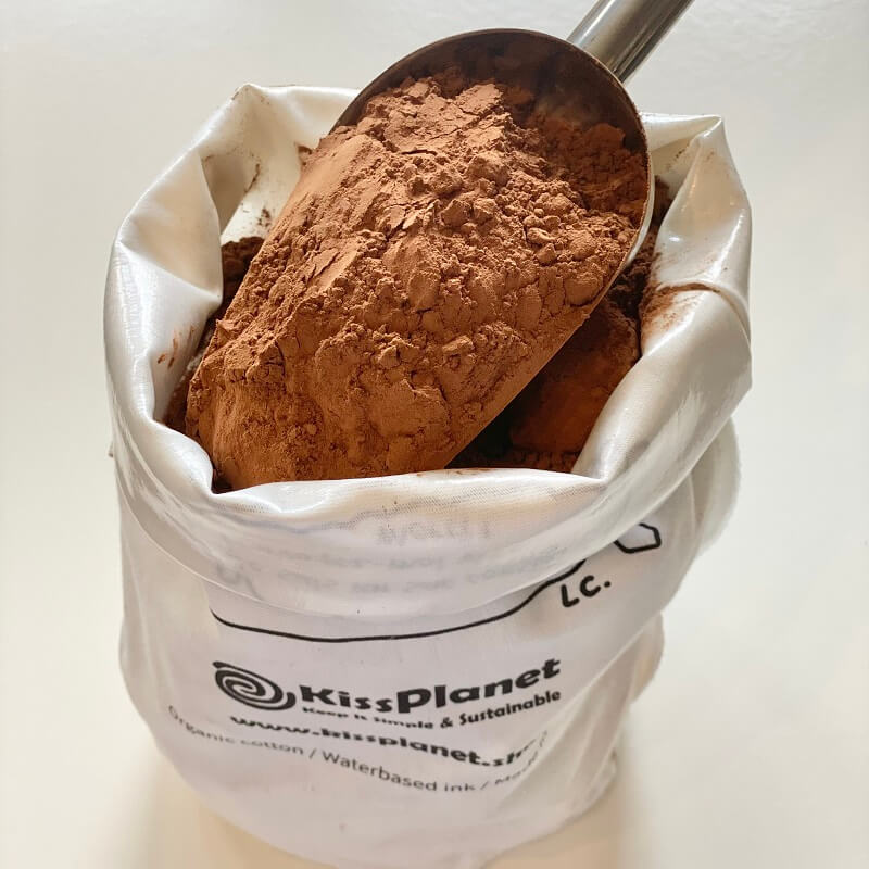 Poudre de cacao équitable non dégraissé 250g (sac complet: 750g) - VRAC