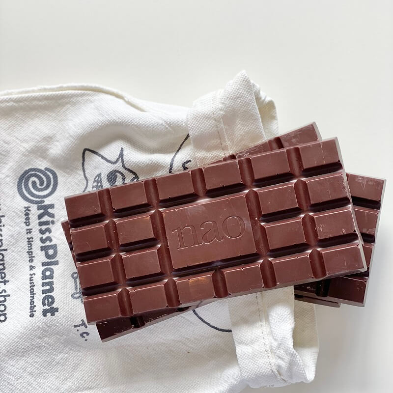 Tablette chocolat noir Sao Tomé 72% 80g (sac complet: 6 pc) - VRAC