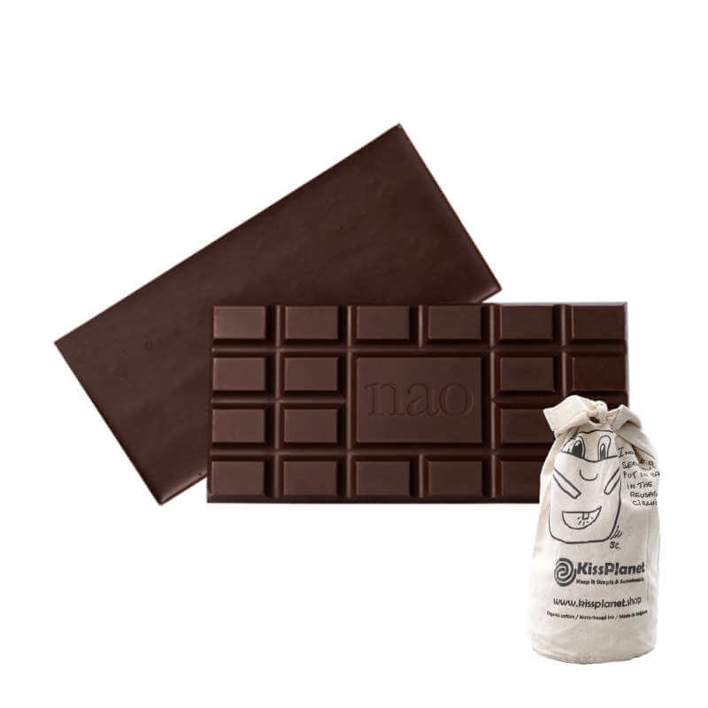 Tablette chocolat noir Sao Tomé 72% 80g (sac complet: 6 pc) - VRAC