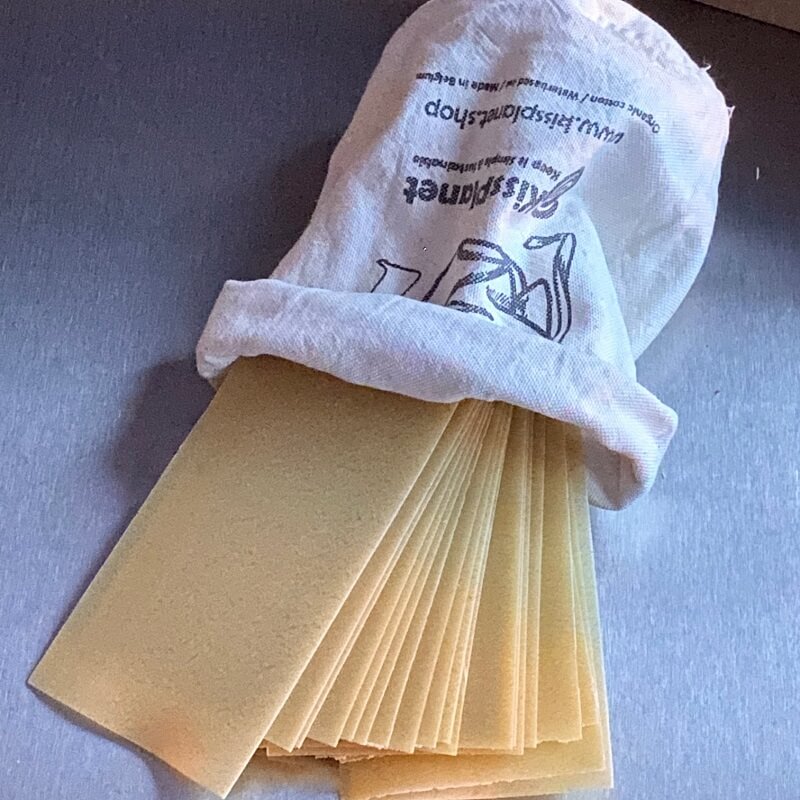 Pâtes blanches pour lasagnes 250g (sac complet: 1 kg) - VRAC