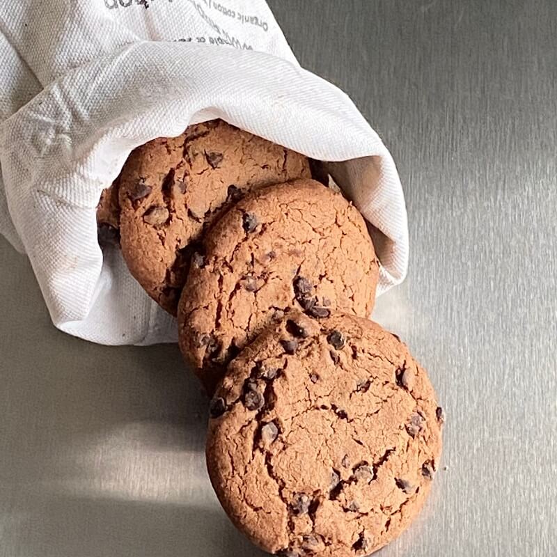 Cookies tout chocolat 5x40g (sac complet: 10 pc) - VRAC